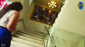 Slow-mo act with big-titted actress Apu BiswParas