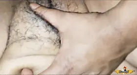 Desi Bhabhi Dame likes Indian Woman's Draped Pipe and Super hot Cunny in Strung up Boudi