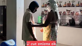 See this retro housewife swap her hubby for a stranger in a hooded lovemaking