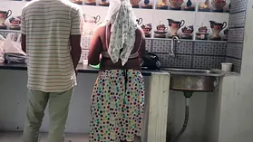 See this retro housewife swap her hubby for a stranger in a hooded lovemaking