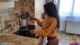 Latika Jha's steaming kitchen venture: Throating, railing & getting torn up in 4K