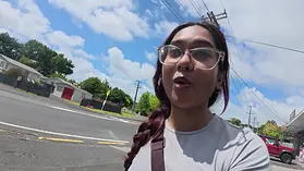 Mia Z pleases herself by masturbating off in NZ's fantastic outdoors