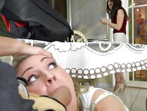 Stepmom Splatters Amateurs Plumbing